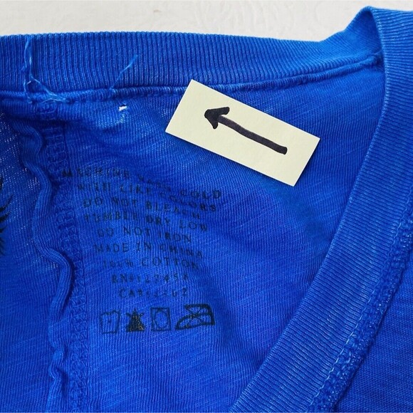 Raw State XXL Blue T Shirt Redemption - Picture 7 of 9